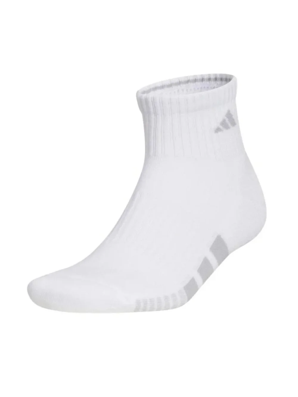 NWT Adidas Men's 6-12 White Climacool Quarter Socks 6-Pack